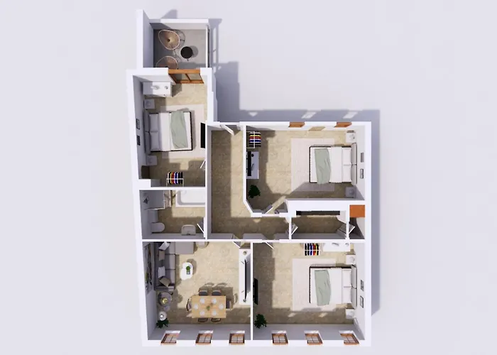 Global Living - Design I Center I Balcony I Smart-tv I Kitchen I 公寓 德累斯顿