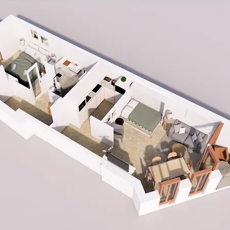 Global Living - Design I Center I Balcony I Smart-tv I Kitchen I