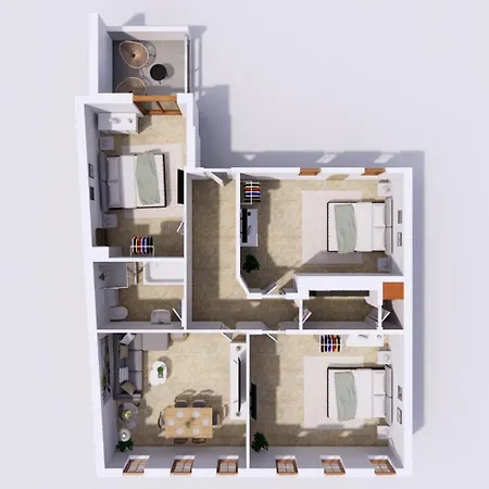 Global Living - Design I Center I Balcony I Smart-tv I Kitchen I Апартаменты Дрезден