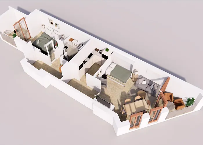 Global Living - Design I Center I Balcony I Smart-tv I Kitchen I